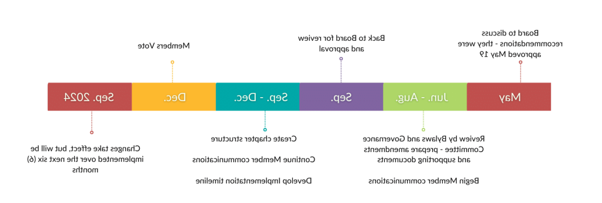 Governance + Bylaws Changes Timeline (Website)